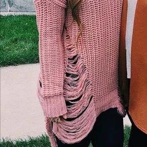 Chunky knit sweater